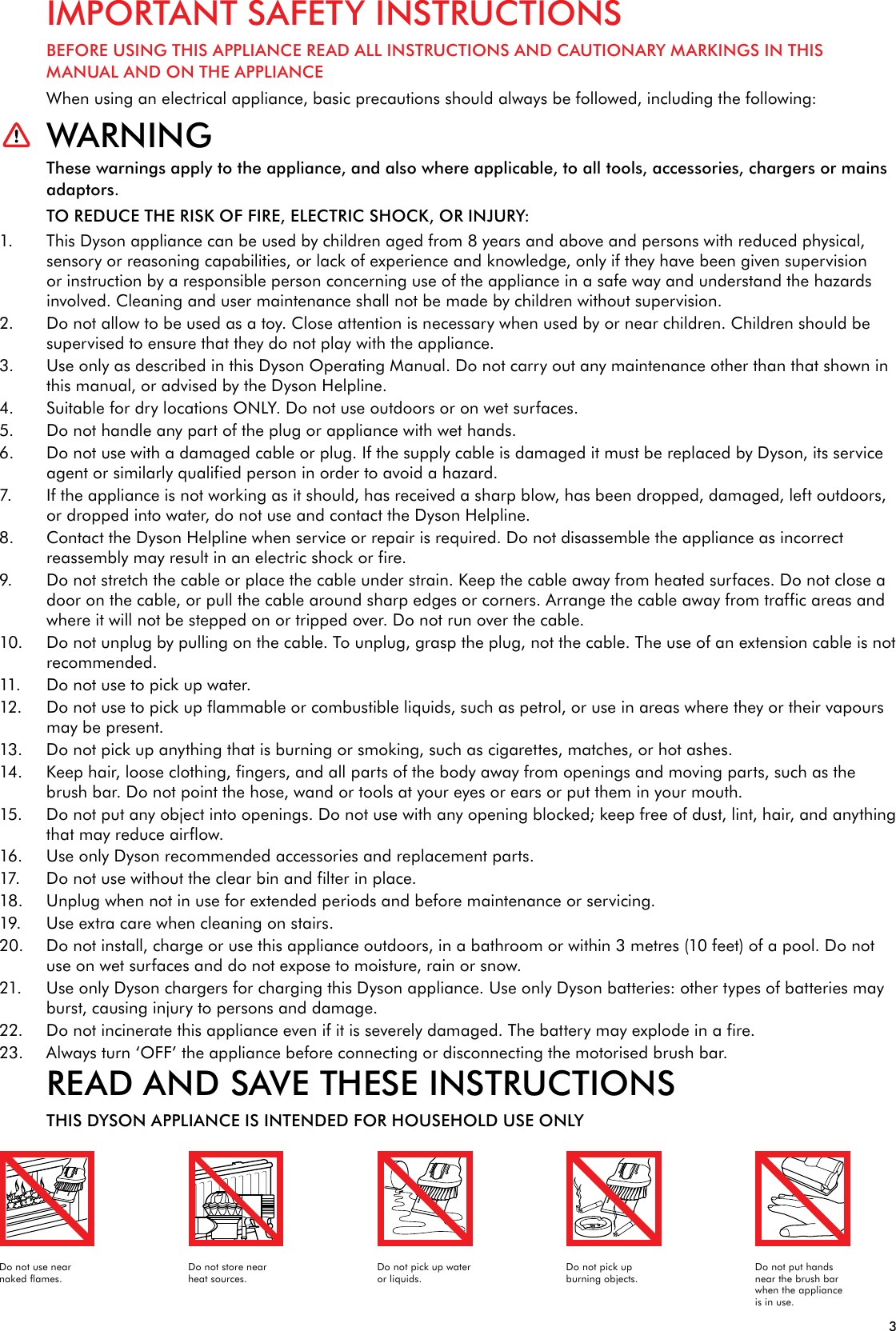 Page 3 of 12 - Dyson Dyson-Dc58-Animal-Owners-Manual-  Dyson-dc58-animal-owners-manual