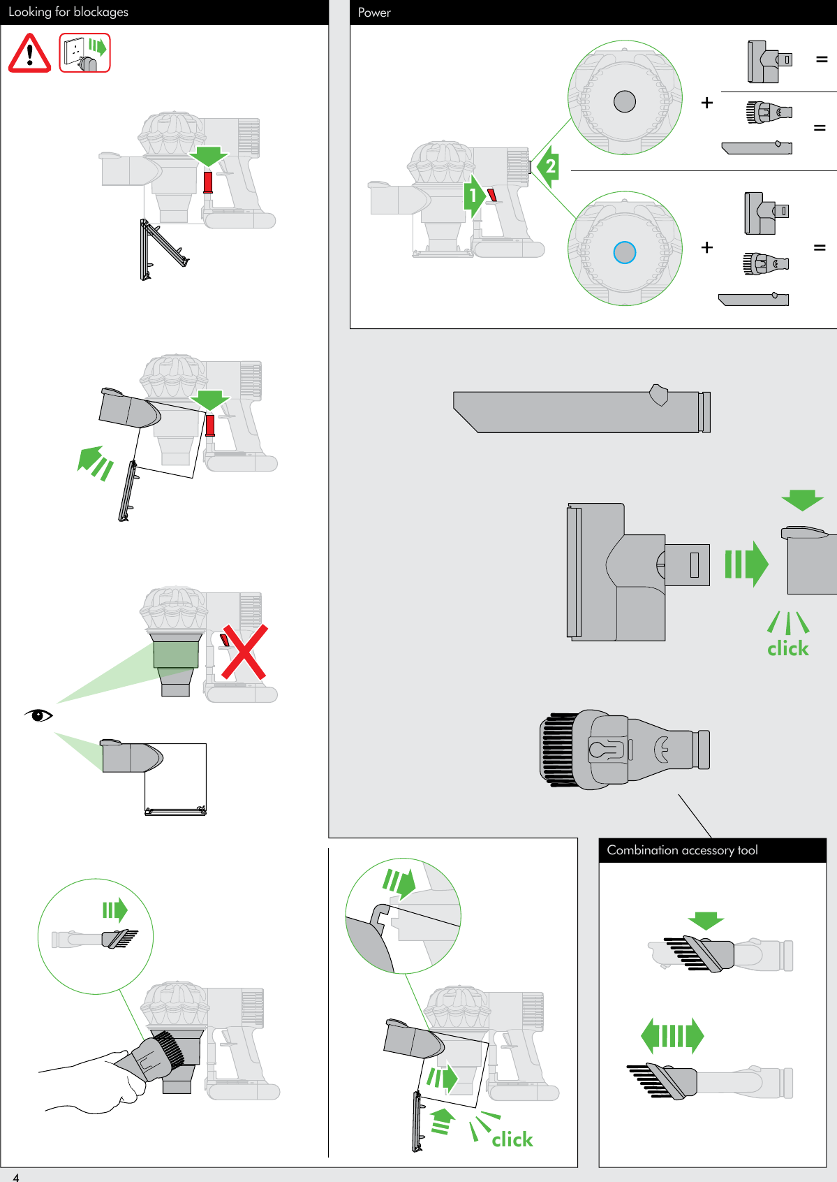 Page 4 of 12 - Dyson Dyson-Dc58-Animal-Owners-Manual-  Dyson-dc58-animal-owners-manual