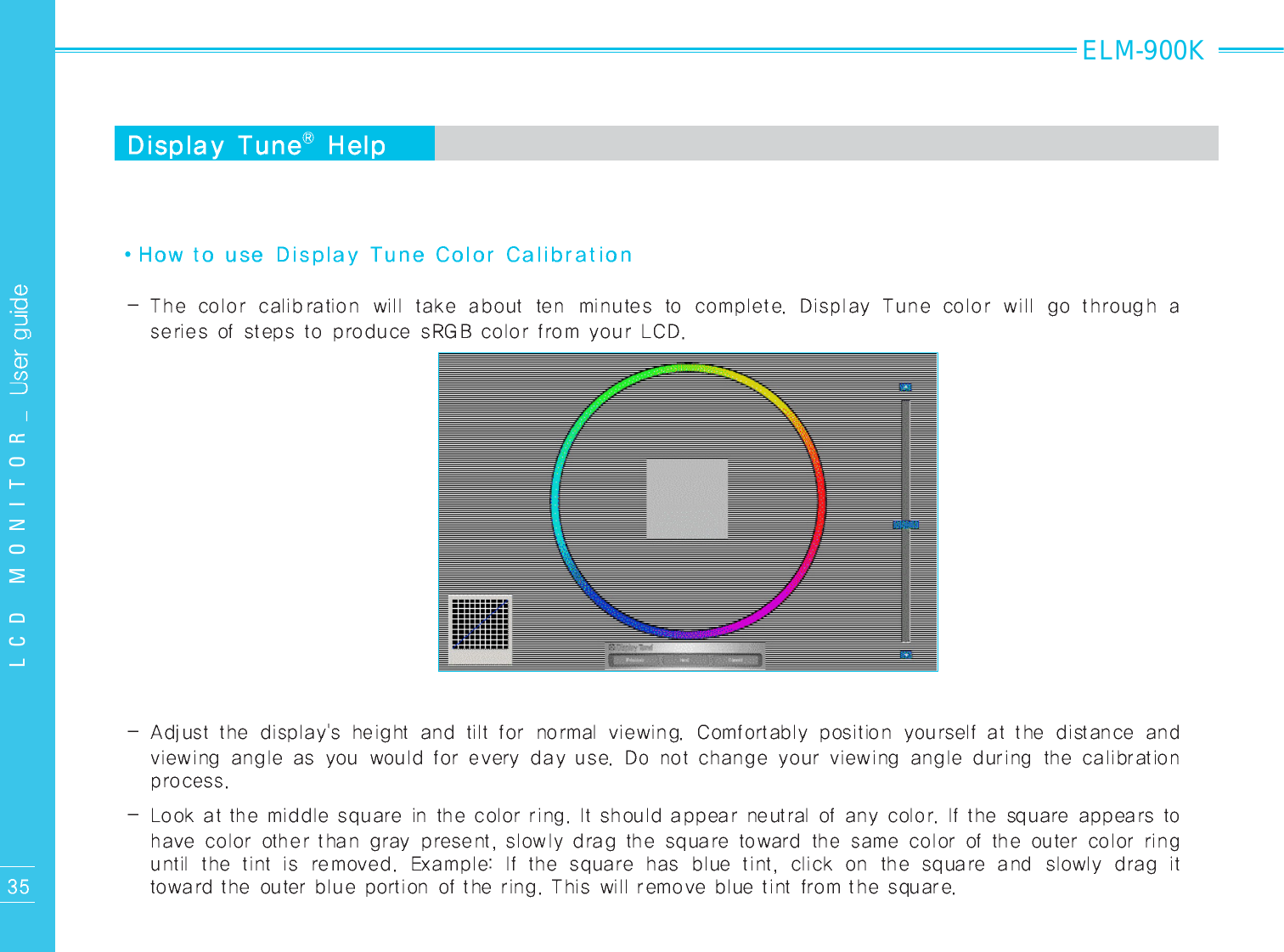 LCD MONITOR_ELM-900K