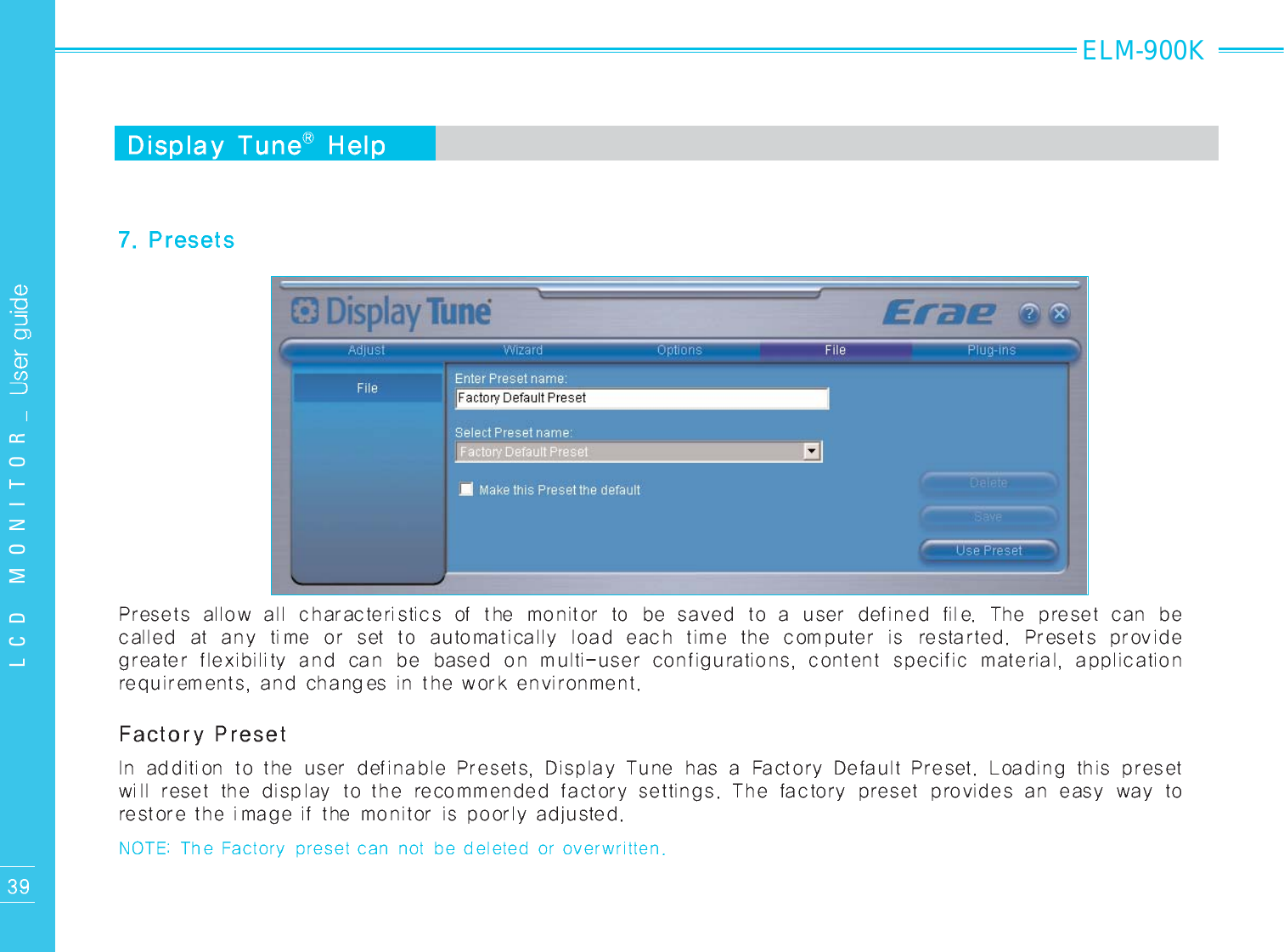 LCD MONITOR_ELM-900K