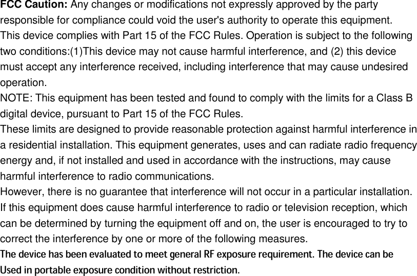 FCCCaution: Anychangesor modificationsnotexpresslyapprovedby thepartyresponsibleforcompliancecouldvoid theuser'sauthority tooperate thisequipment.Thisdevicecomplies withPart15of theFCCRules. Operationissubject to thefollowingtwoconditions:(1)Thisdevicemaynotcauseharmfulinterference,and (2) thisdevicemustacceptanyinterference received,includinginterference thatmaycauseundesiredoperation.NOTE:Thisequipmenthasbeen testedandfound tocomply with thelimitsforaClassBdigitaldevice,pursuant toPart15of theFCCRules.Theselimitsaredesignedtoprovidereasonableprotectionagainstharmfulinterferenceina residential installation.Thisequipmentgenerates,usesandcan radiate radiofrequencyenergyand, ifnotinstalledandusedinaccordancewith theinstructions,maycauseharmful interference to radiocommunications.However, thereisnoguarantee thatinterference will notoccurinaparticularinstallation.If thisequipmentdoescauseharmfulinterference to radioor television reception, whichcanbedeterminedby turning theequipmentoffandon, theuserisencouraged to try tocorrect theinterferencebyoneor moreof thefollowing measures.&Igrave;&cedil;&raquo; &frac14;&raquo;&ordf;&middot;&frac12;&raquo; &cedil;&iquest;- &frac34;&raquo;&raquo;&sup2; &raquo;&ordf;&iquest;&acute;&laquo;&iquest;&not;&raquo;&frac14; &not;&plusmn; &sup3;&raquo;&raquo;&not;&sup1;&raquo;&sup2;&raquo;&reg;&iquest;&acute;&Icirc;&Uacute; &raquo;&uml;&deg;&plusmn;-&laquo;&reg;&raquo; &reg;&raquo;&macr;&laquo;&middot;&reg;&raquo;&sup3;&raquo;&sup2;&not;&ograve; &Igrave;&cedil;&raquo; &frac14;&raquo;&ordf;&middot;&frac12;&raquo; &frac12;&iquest;&sup2; &frac34;&raquo;&Euml;-&raquo;&frac14; &middot;&sup2; &deg;&plusmn;&reg;&not;&iquest;&frac34;&acute;&raquo; &raquo;&uml;&deg;&plusmn;-&laquo;&reg;&raquo; &frac12;&plusmn;&sup2;&frac14;&middot;&not;&middot;&plusmn;&sup2; &copy;&middot;&not;&cedil;&plusmn;&laquo;&not;&reg;&raquo;-&not;&reg;&middot;&frac12;&not;&middot;&plusmn;&sup2;&ograve;