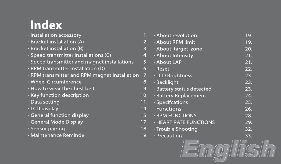 echo t3 cycle computer manual