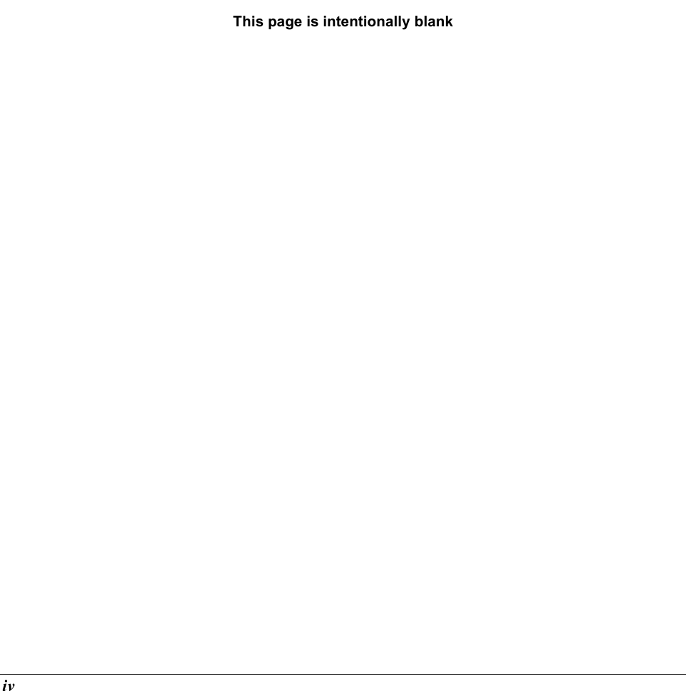  iv This page is intentionally blank 