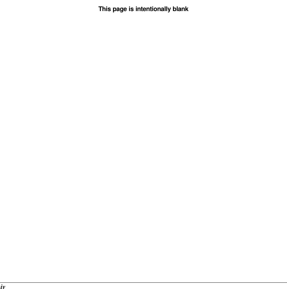  iv This page is intentionally blank 