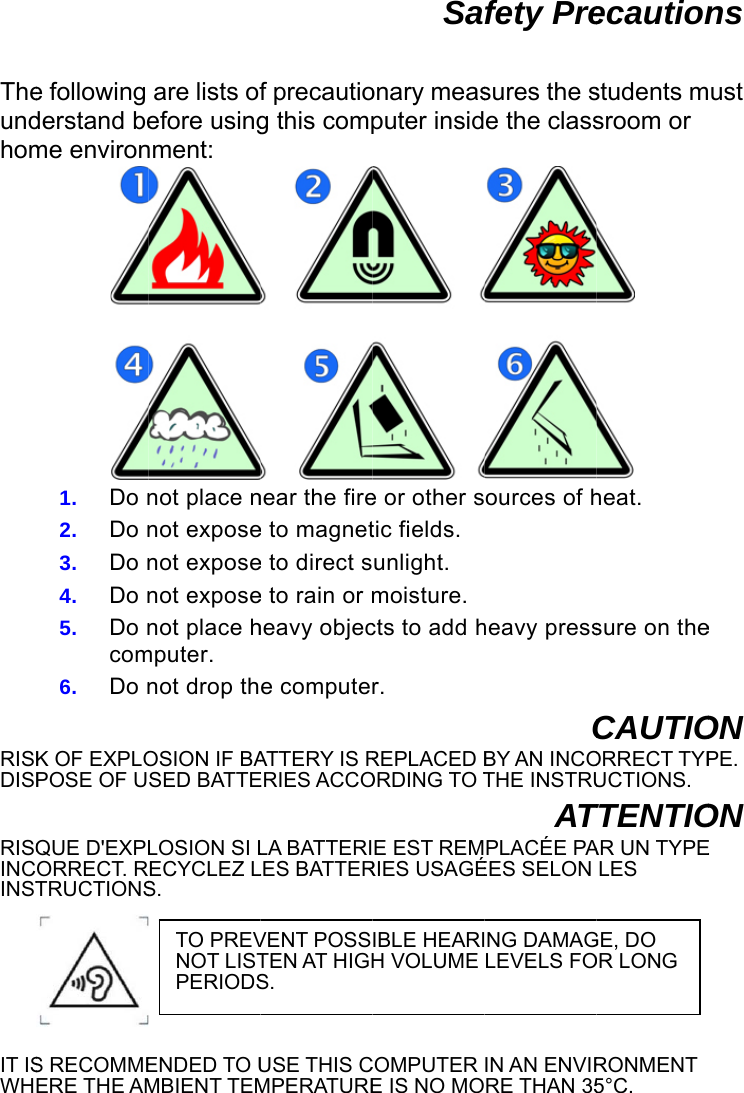 TheundhomRISKDISPRISQINCINST IT ISWHe following derstand beme environ1.  Do n2.  Do n3.  Do n4.  Do n5.  Do ncom6.  Do nK OF EXPLOPOSE OF UQUE D&apos;EXPLORRECT. RTRUCTIONSS RECOMMEERE THE AMare lists ofefore usingnment: not place nnot exposenot exposenot exposenot place hmputer. not drop thOSION IF BASED BATTELOSION SI LECYCLEZ LS. ENDED TO UMBIENT TEMTO PREVNOT LISTPERIODSf precautiog this compnear the firee to magnete to direct se to rain or mheavy objece computeATTERY IS RERIES ACCOLA BATTERILES BATTERUSE THIS CMPERATUREVENT POSSTEN AT HIGHS. Saonary measputer inside or other stic fields. unlight. moisture.cts to add hr. REPLACED BORDING TO TE EST REMRIES USAGÉCOMPUTER E IS NO MOIBLE HEARIH VOLUME fety Presures the se the classources of hheavy pressCBY AN INCOTHE INSTRUATPLACÉE PAÉES SELON IN AN ENVIRRE THAN 35NG DAMAGLEVELS FOecautionstudents msroom or  heat. sure on theCAUTIOORRECT TYPUCTIONS. TTENTIOAR UN TYPELES RONMENT 5°C.   GE, DO OR LONG ns  ust e ON PE. ON E 