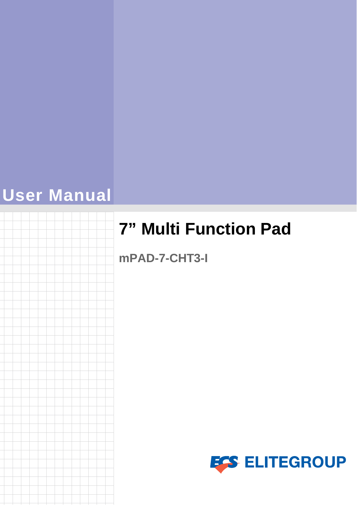 User Manual 7” Multi Function Pad mPAD-7-CHT3-I  