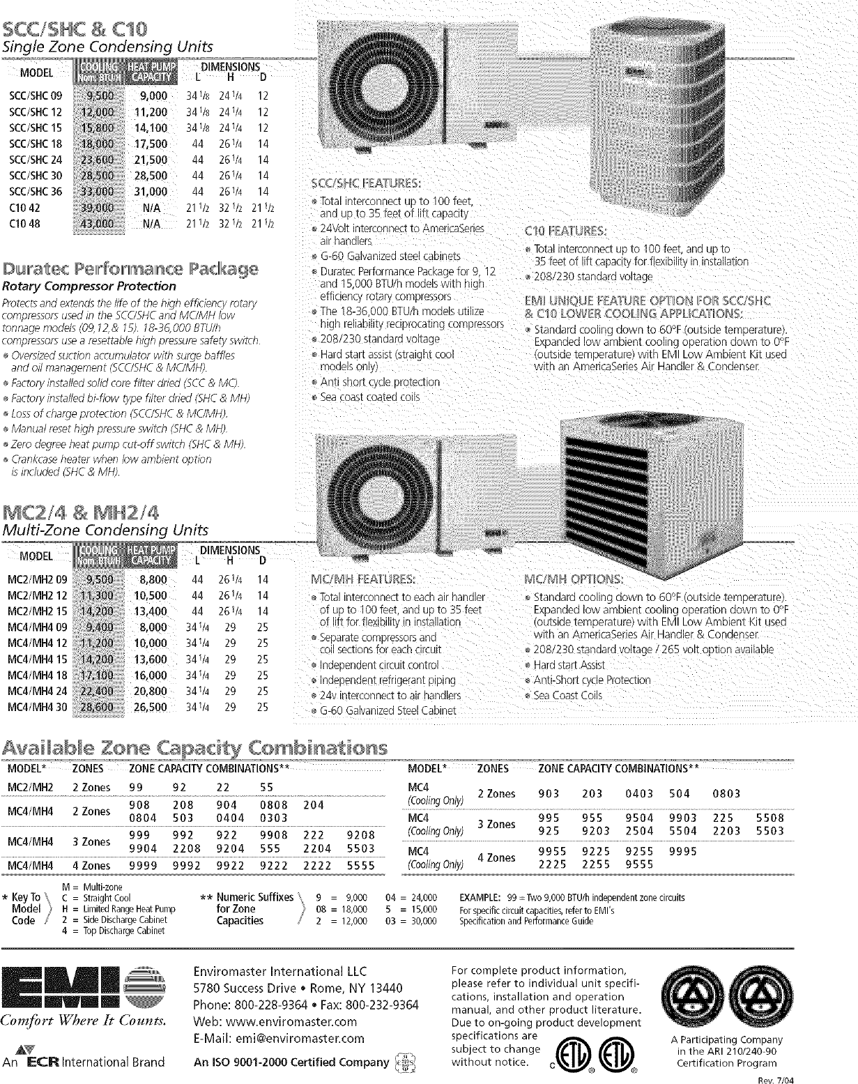 Page 6 of 6 - EMI  Air Conditioner/heat Pump(outside Unit) Manual L0612377