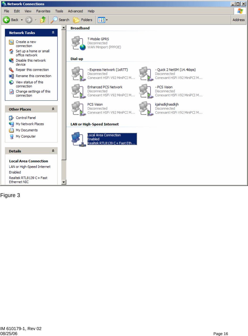 IM 610179-1, Rev 02 08/25/06   Page 16   Figure 3  