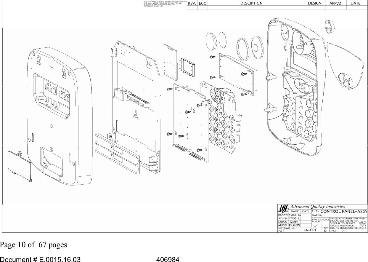  Page 10 of  67 pages  Document # E.0015.16.03          406984   