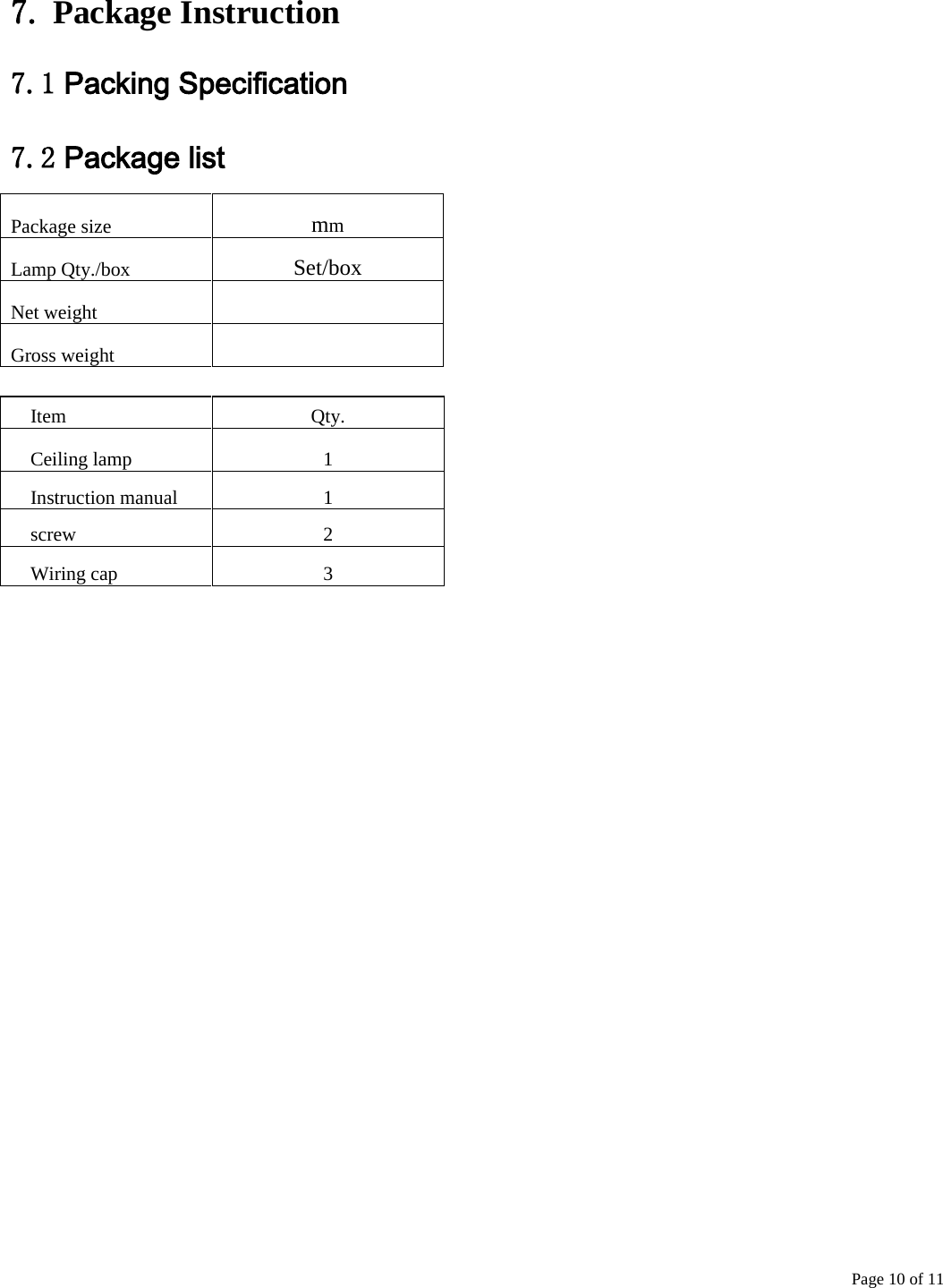 Page 10 of ETI Solid State Lighting 5407552018 LED ceiling lamp User Manual