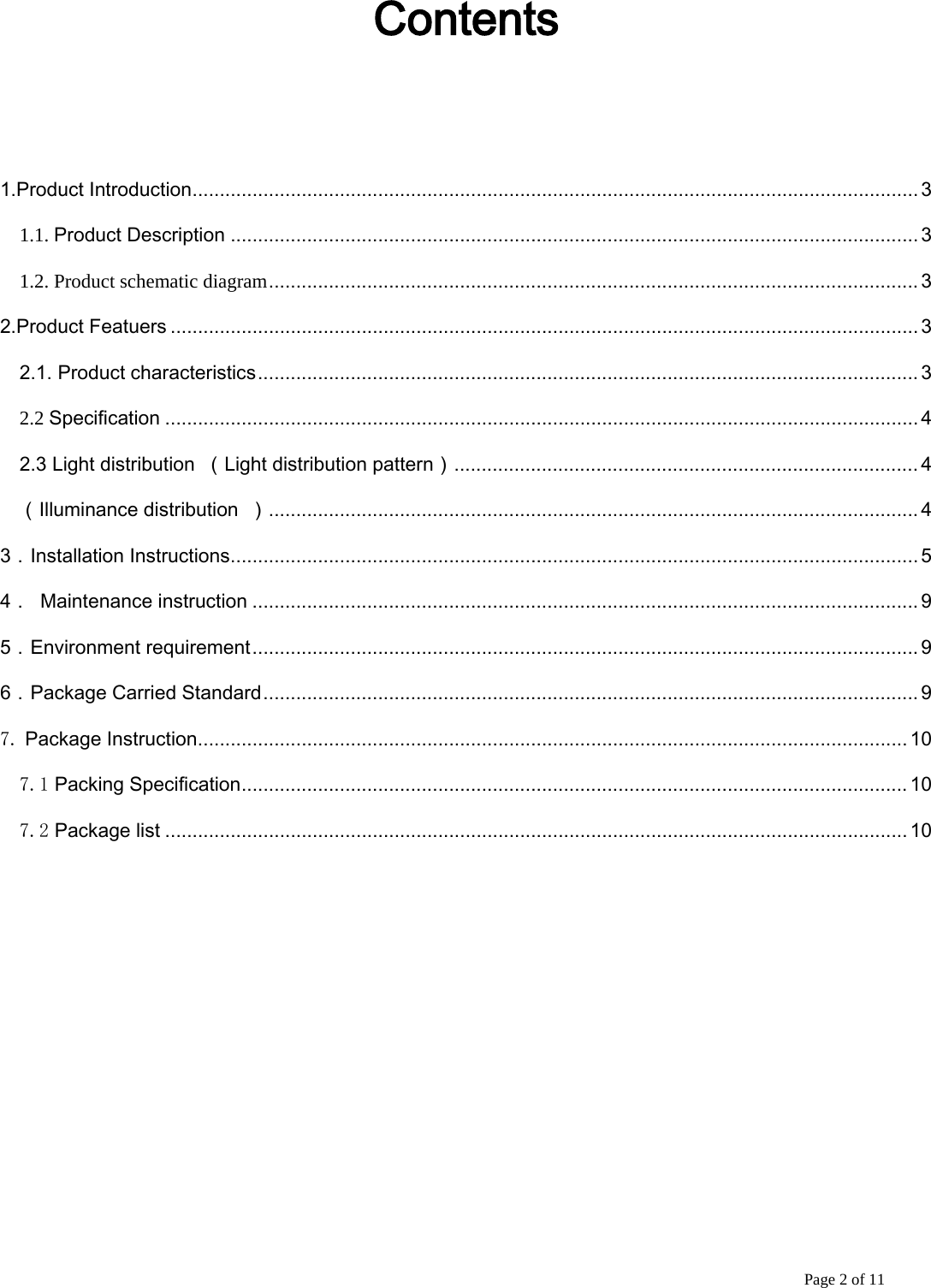 Page 2 of ETI Solid State Lighting 5407552018 LED ceiling lamp User Manual