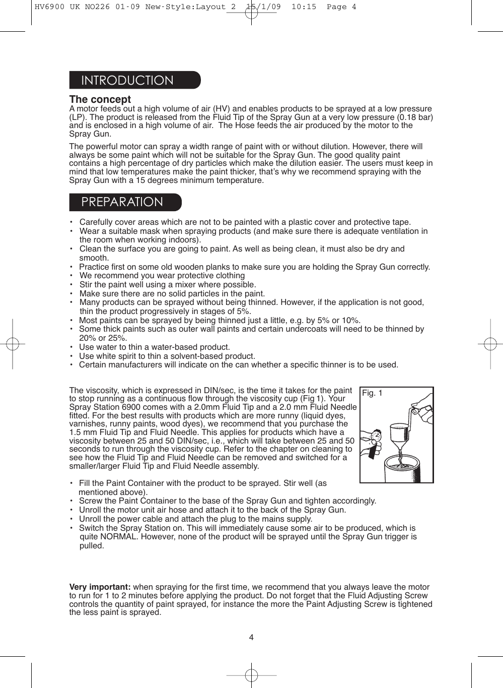 Page 4 of 8 - Earlex Earlex-Earlex-Paint-Sprayer-6900-Users-Manual- Layout 2  Earlex-earlex-paint-sprayer-6900-users-manual