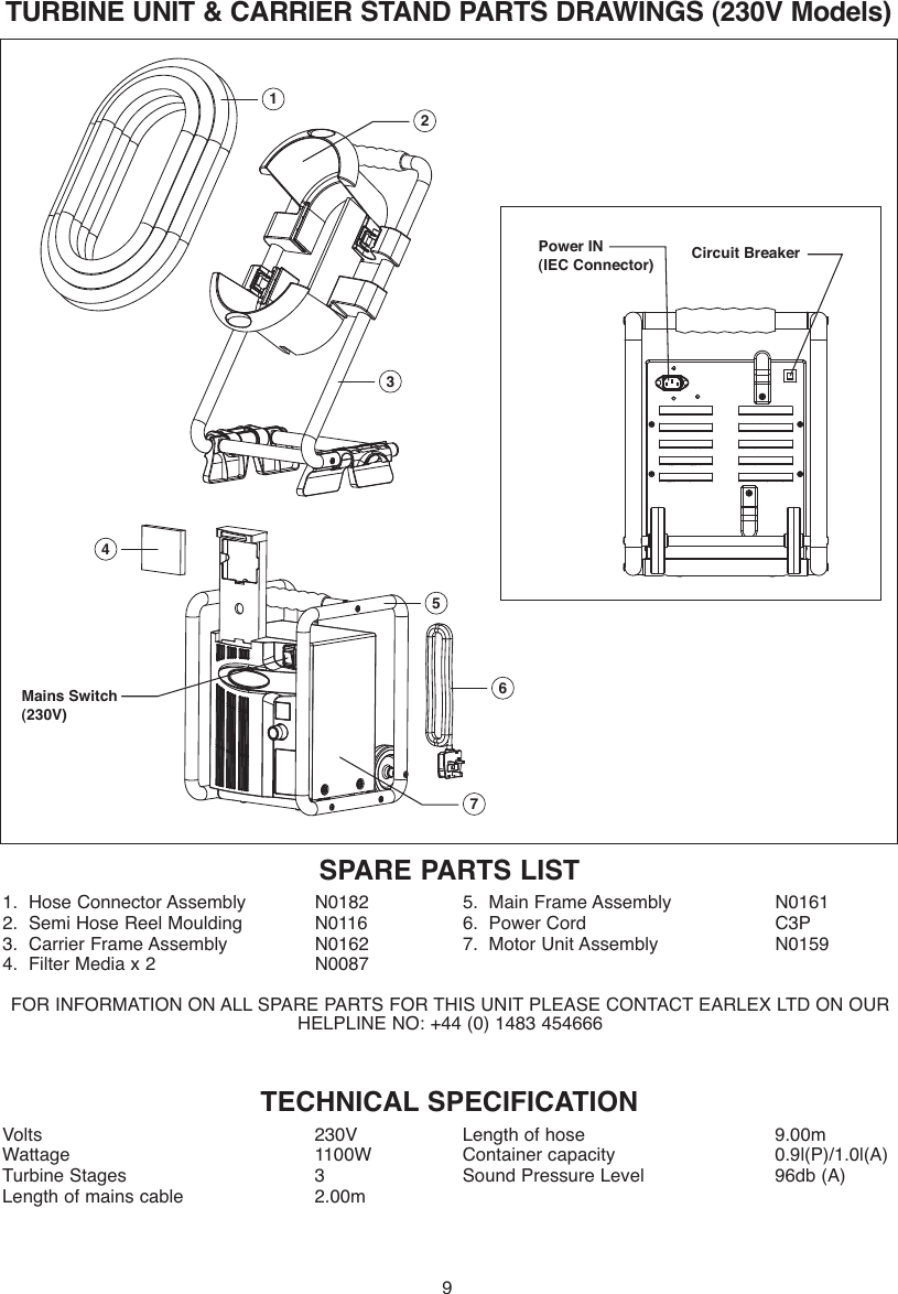 Page 9 of 12 - Earlex Earlex-Earlex-Paint-Sprayer-Hv7000-Users-Manual- L0285 07/04  Earlex-earlex-paint-sprayer-hv7000-users-manual