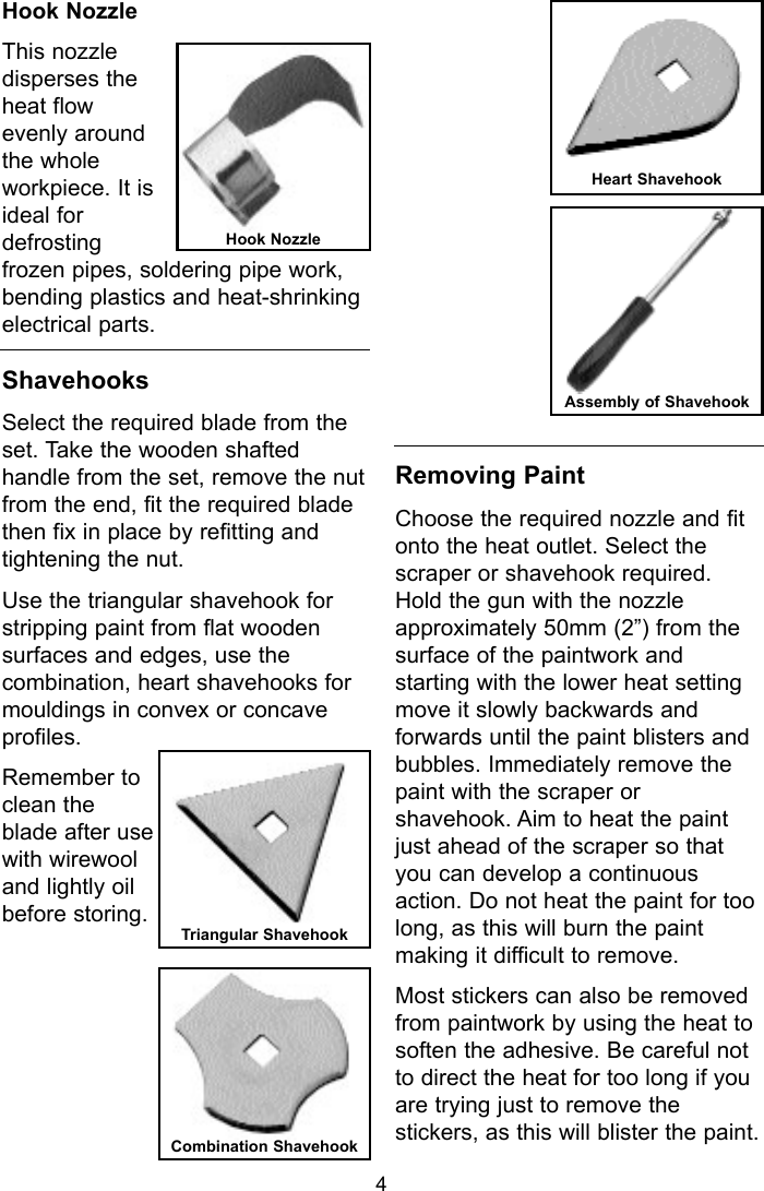Page 4 of 8 - Earlex Earlex-Heating-Gun-Kit-Hg-1600K-Users-Manual- Hg1600  Earlex-heating-gun-kit-hg-1600k-users-manual