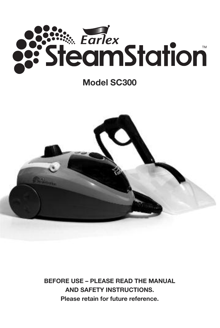 Earlex Steamstation Sc300 Users Manual