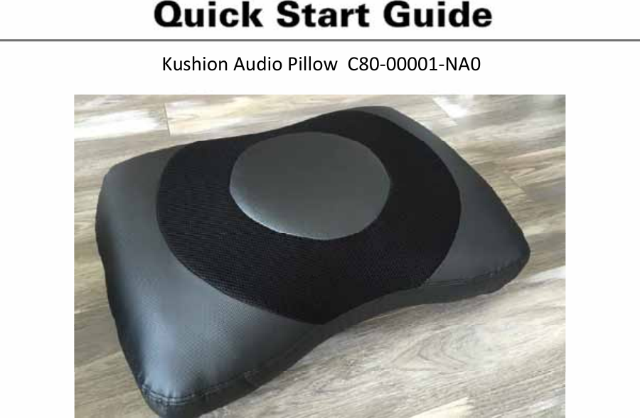 Kushion Audio Pillow  C80-00001-NA0
