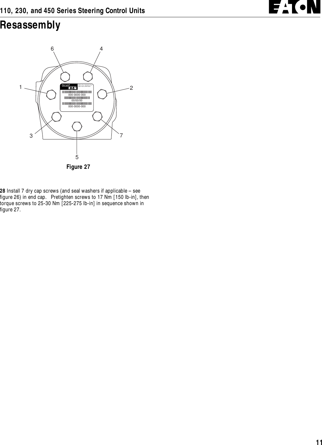 Page 11 of 12 - Eaton-Electrical Eaton-Electrical-Char-Lynn-110-Users-Manual- 07-309.pm6  Eaton-electrical-char-lynn-110-users-manual