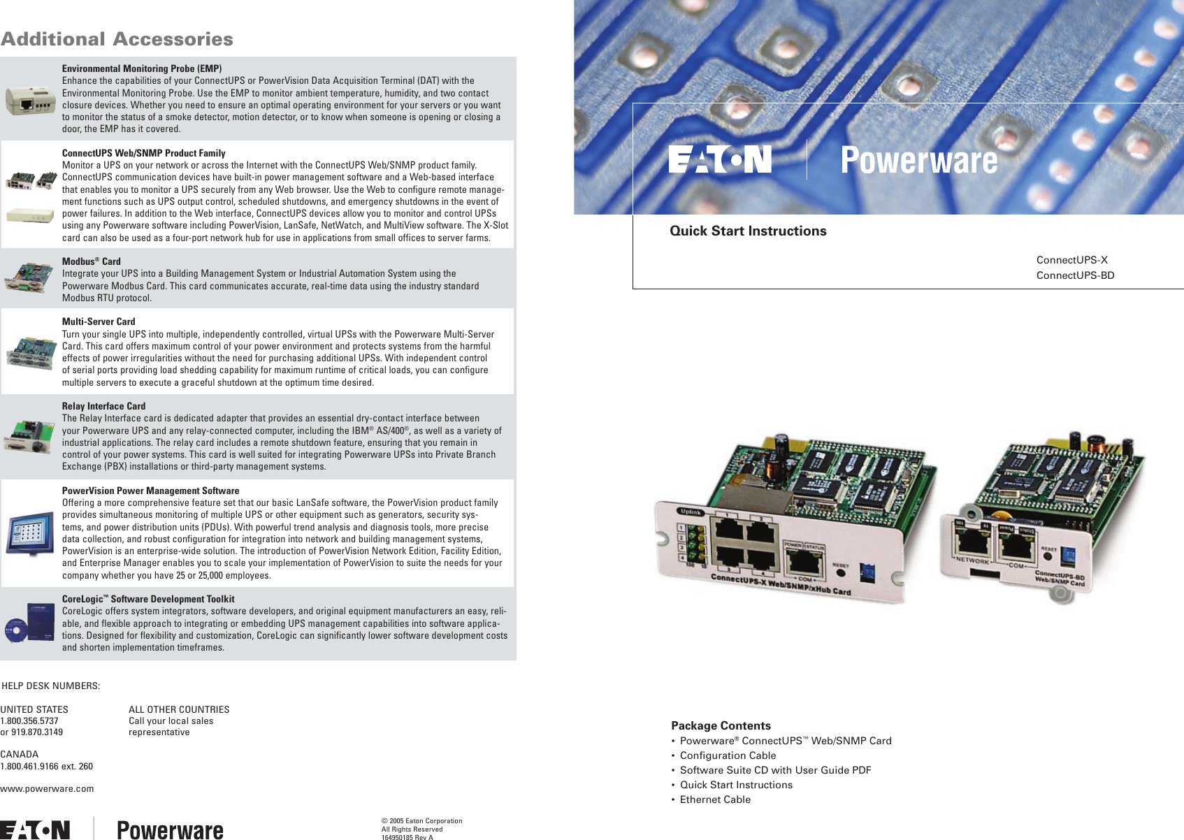 Page 1 of 8 - Eaton Eaton-Eaton-Power-Supply-Connectups-Bd-Users-Manual- Quick Start_X_BD  Eaton-eaton-power-supply-connectups-bd-users-manual