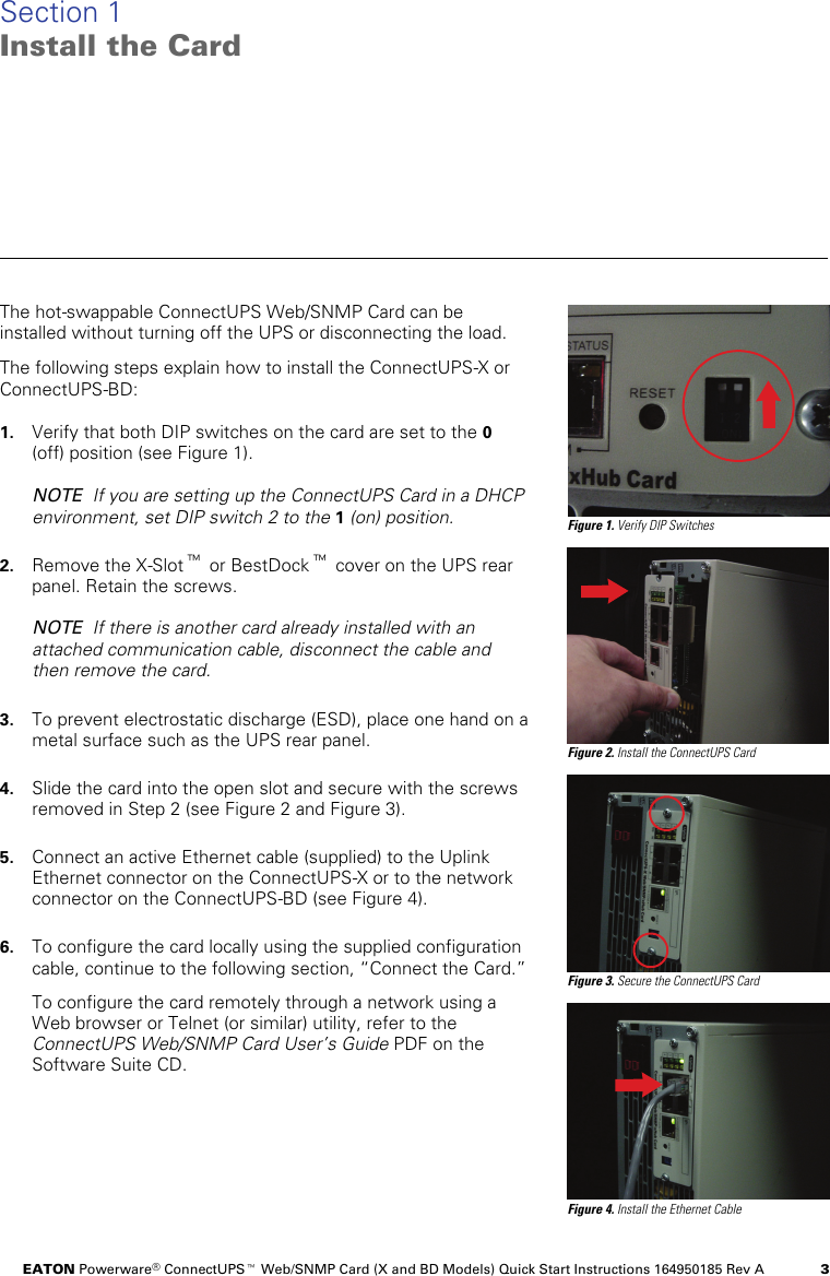 Page 3 of 8 - Eaton Eaton-Eaton-Power-Supply-Connectups-Bd-Users-Manual- Quick Start_X_BD  Eaton-eaton-power-supply-connectups-bd-users-manual