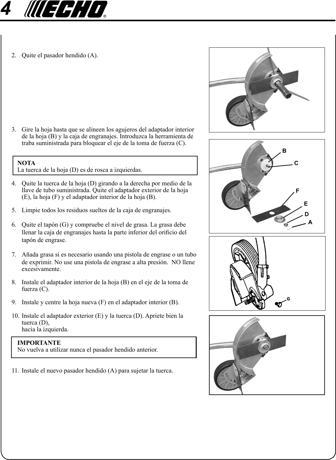 Page 4 of 8 - Echo Echo-99944230001-Users-Manual-  Echo-99944230001-users-manual