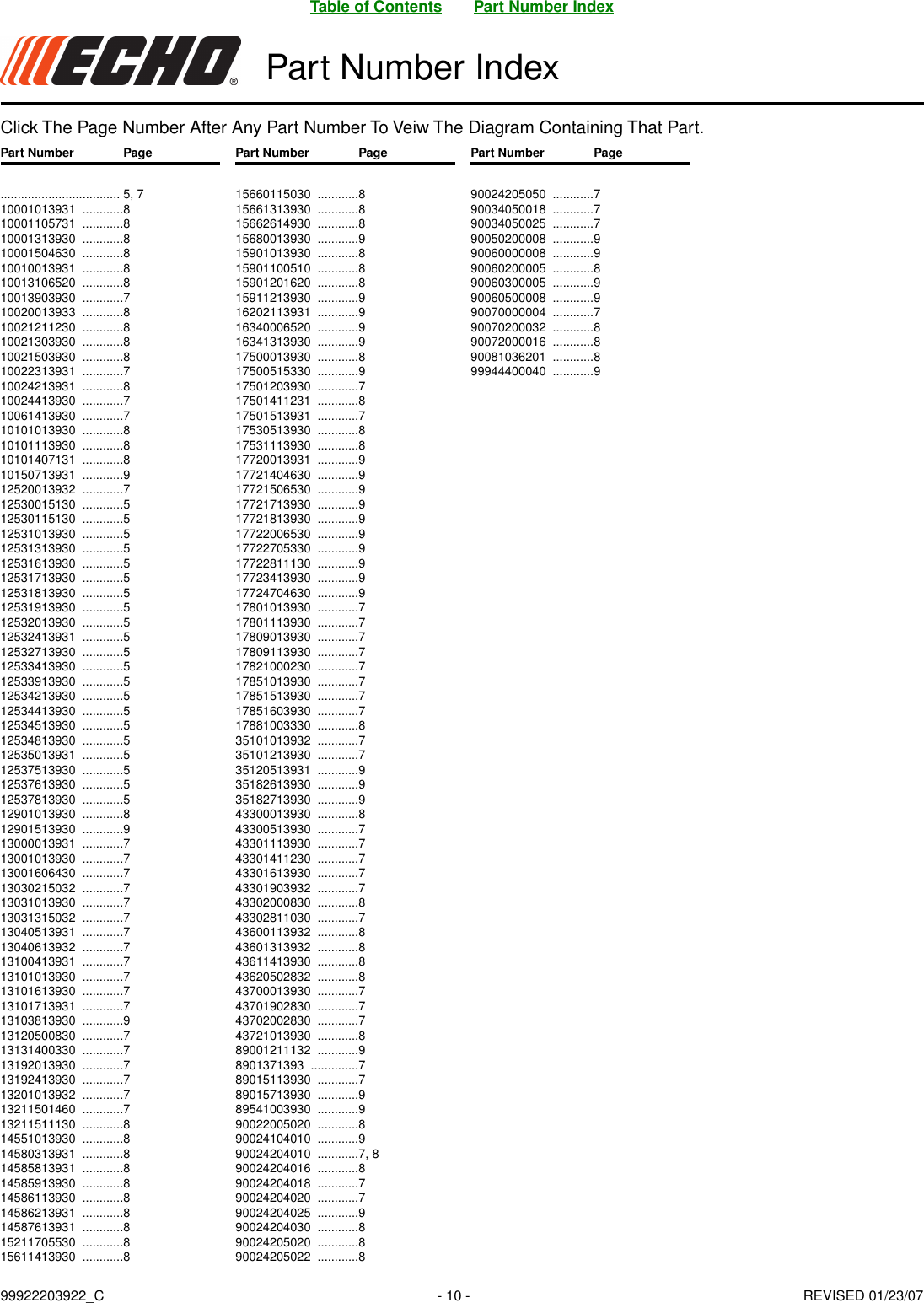 Page 10 of 12 - Echo Echo-Cs-280E-Users-Manual-  Echo-cs-280e-users-manual