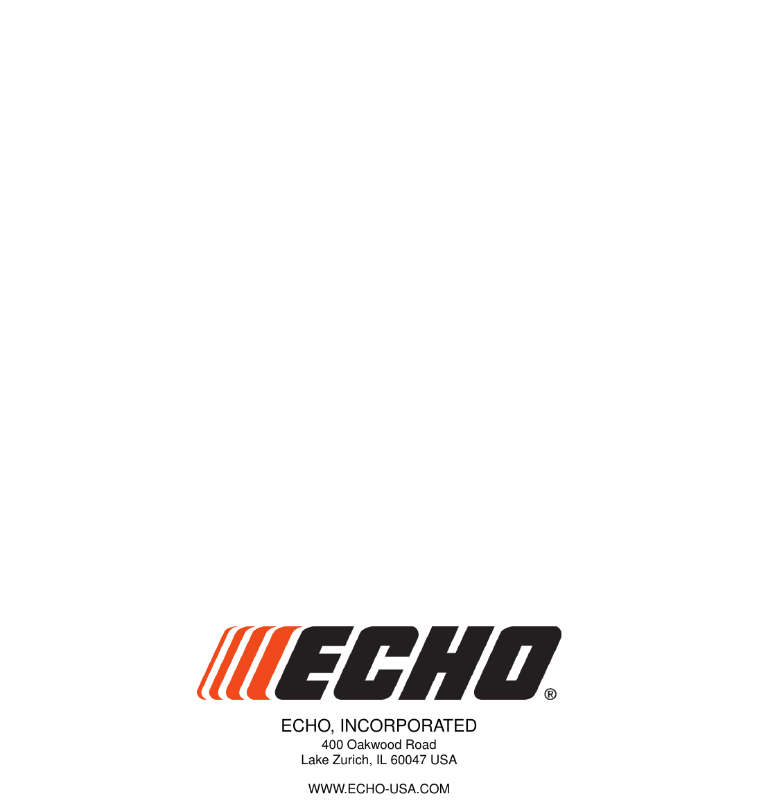 Page 12 of 12 - Echo Echo-Cs-280E-Users-Manual-  Echo-cs-280e-users-manual