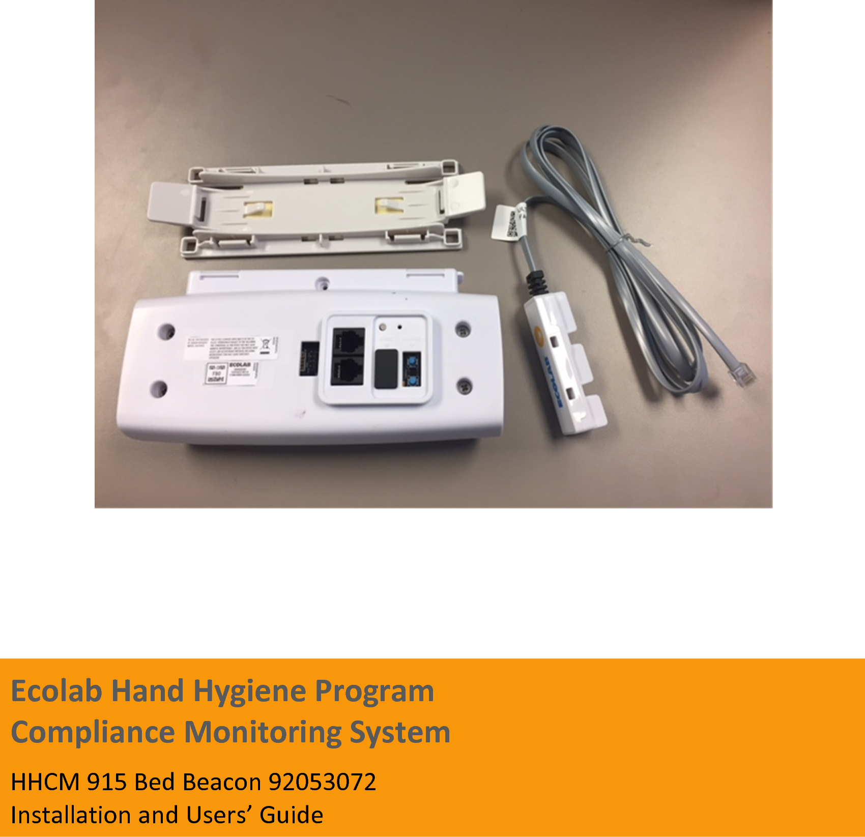 Ecolab 92053072 HHCM915 Bed Beacon User Manual