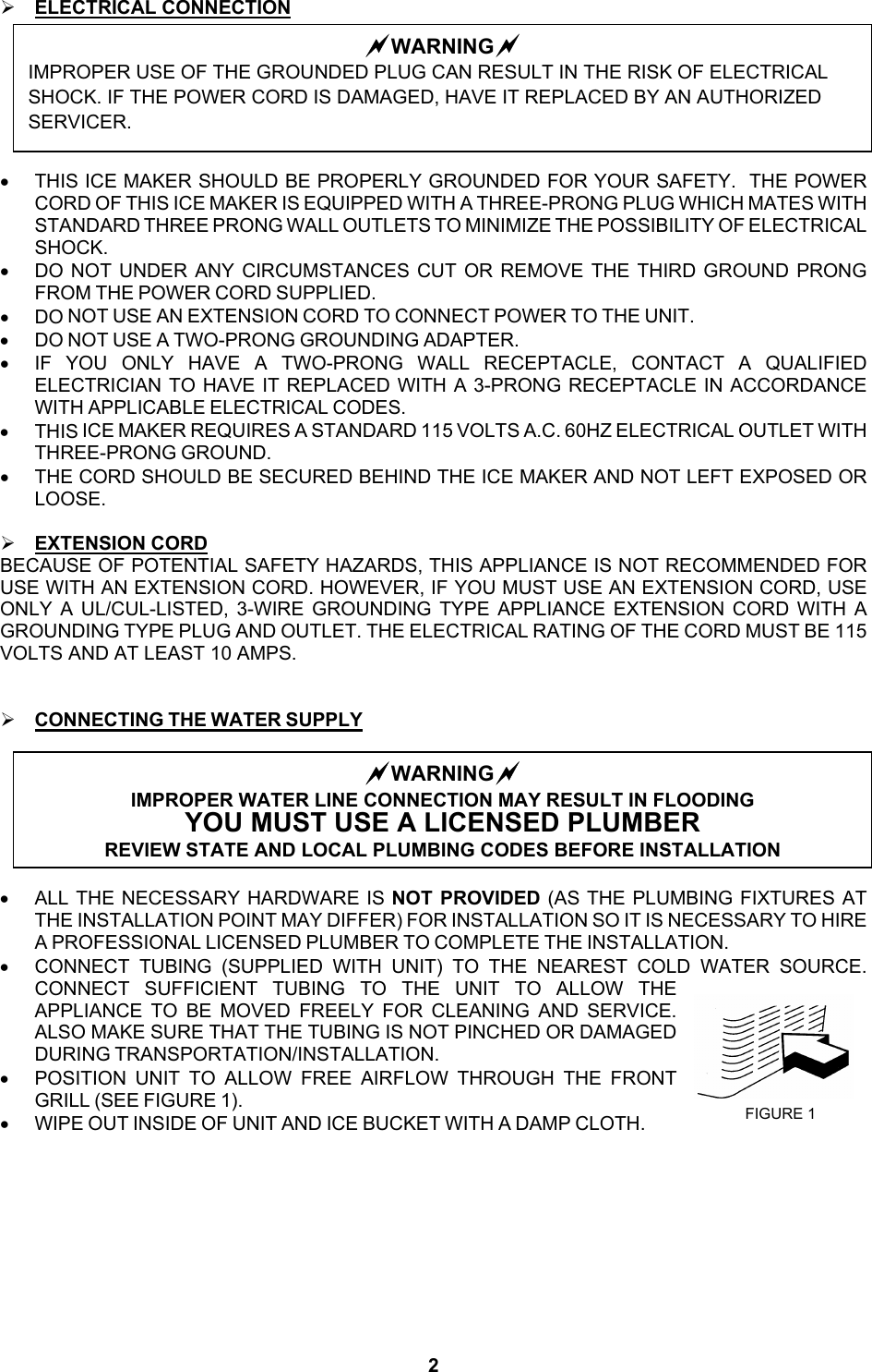 Page 3 of 9 - Edgestar Edgestar-Ib120Ss-Users-Manual-  Edgestar-ib120ss-users-manual