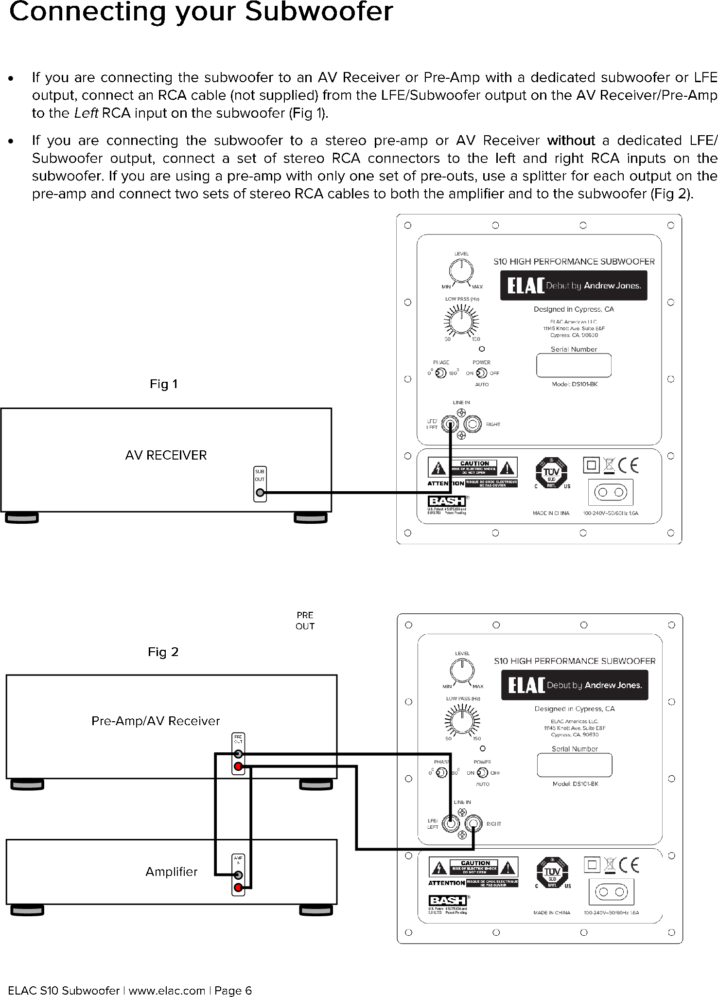 Page 6 of 10 - Elac Debut-S10-Owners-Manual-V2 User Manual