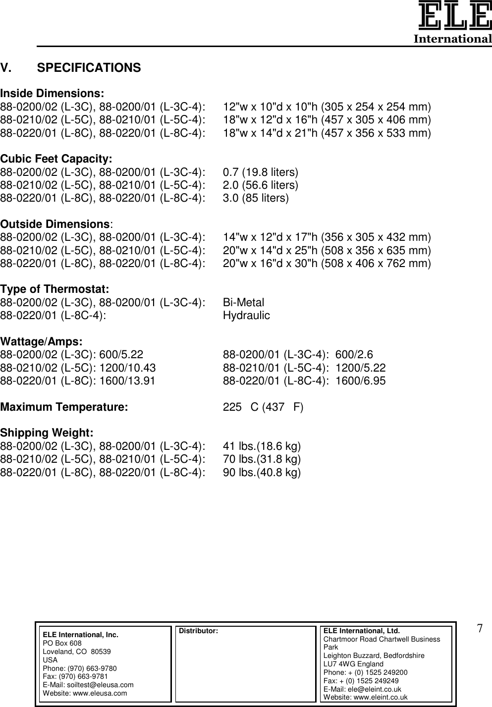 Page 7 of 9 - Ele Ele-88-0200-01-L-3C-4-Users-Manual 88-0200-01 To 88-0220-02 _L-3C-4 L-8C_ Cover1