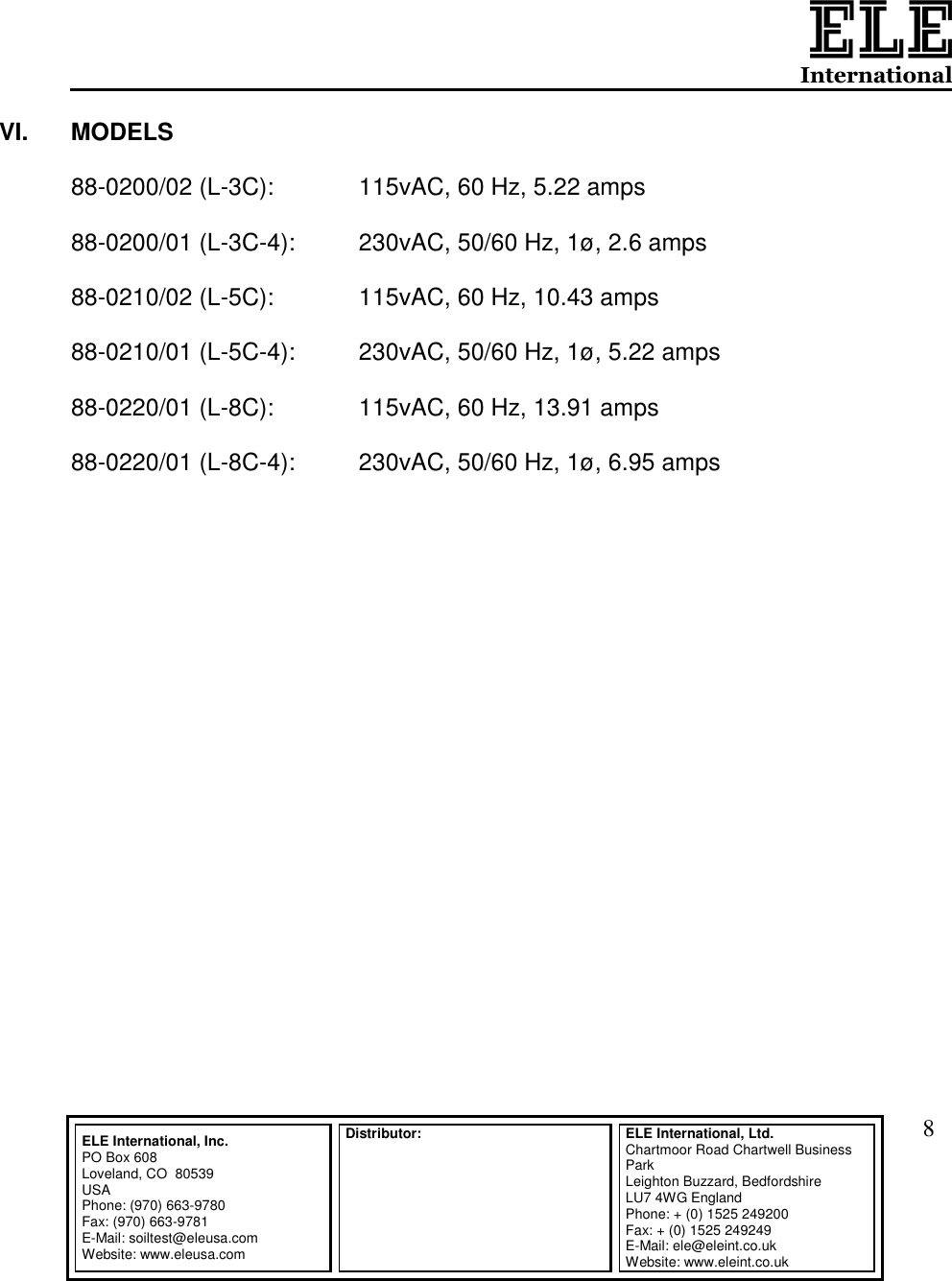 Page 8 of 9 - Ele Ele-88-0200-01-L-3C-4-Users-Manual 88-0200-01 To 88-0220-02 _L-3C-4 L-8C_ Cover1