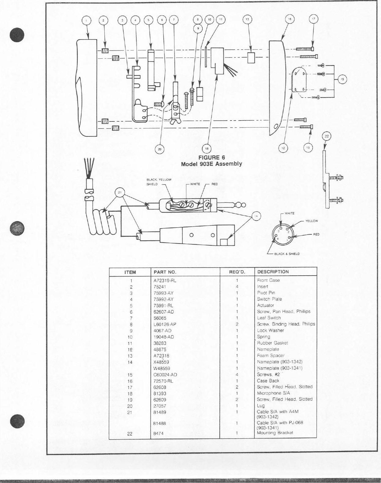 Electro Voice 903E Users Manual EDS