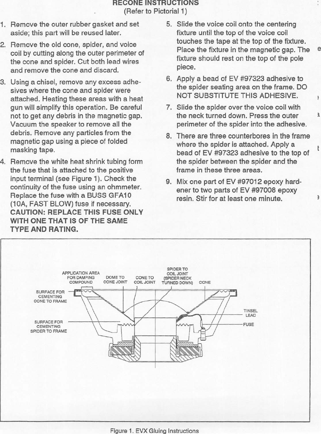 Page 3 of 4 - Electro-Voice Electro-Voice-Evx150-Users-Manual- EVX-150 & 150A Service  Electro-voice-evx150-users-manual