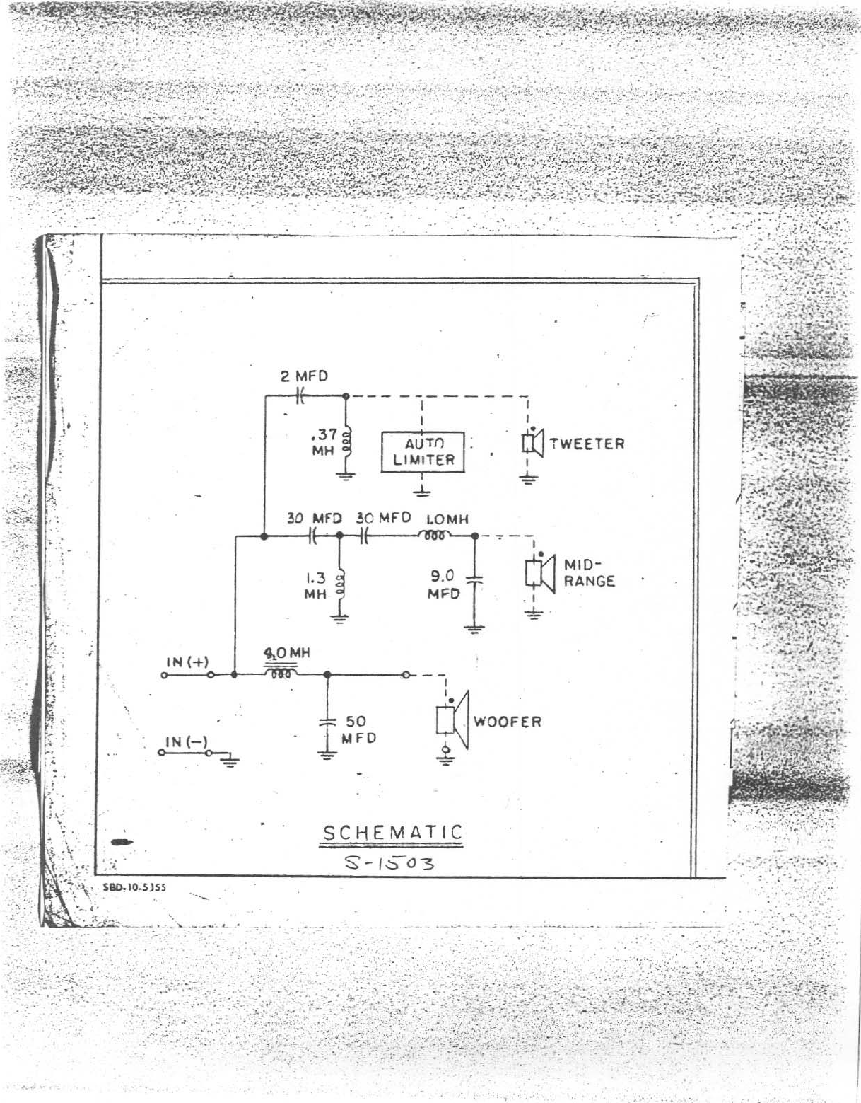 Page 5 of 6 - Electro-Voice Electro-Voice-S-1503-Users-Manual- S-1503 EDS  Electro-voice-s-1503-users-manual