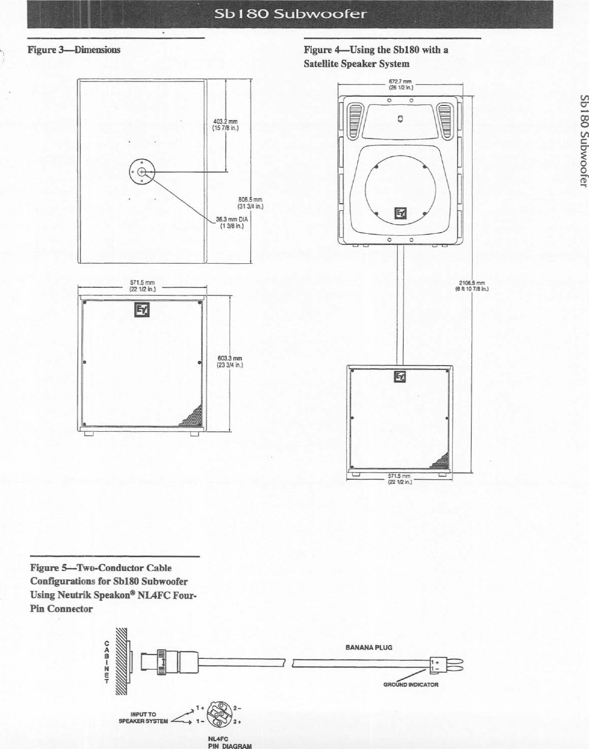 Page 5 of 6 - Electro-Voice Electro-Voice-Sb-180-Users-Manual- Sb180 EDS  Electro-voice-sb-180-users-manual