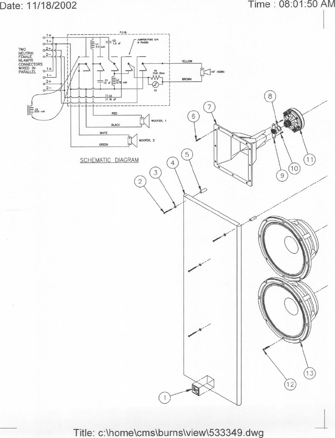 Page 2 of 4 - Electro-Voice Electro-Voice-T252-Users-Manual- T252 Service  Electro-voice-t252-users-manual