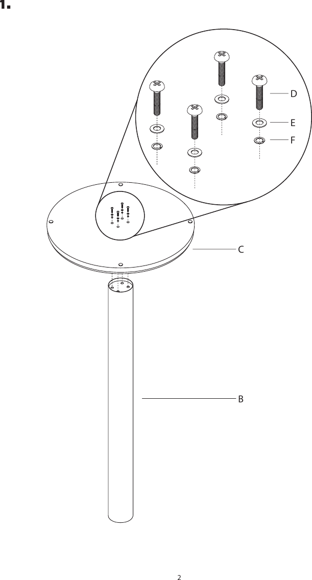 Page 2 of 4 - Electrohome  Ss75 All In One Record Player Stand User Manual
