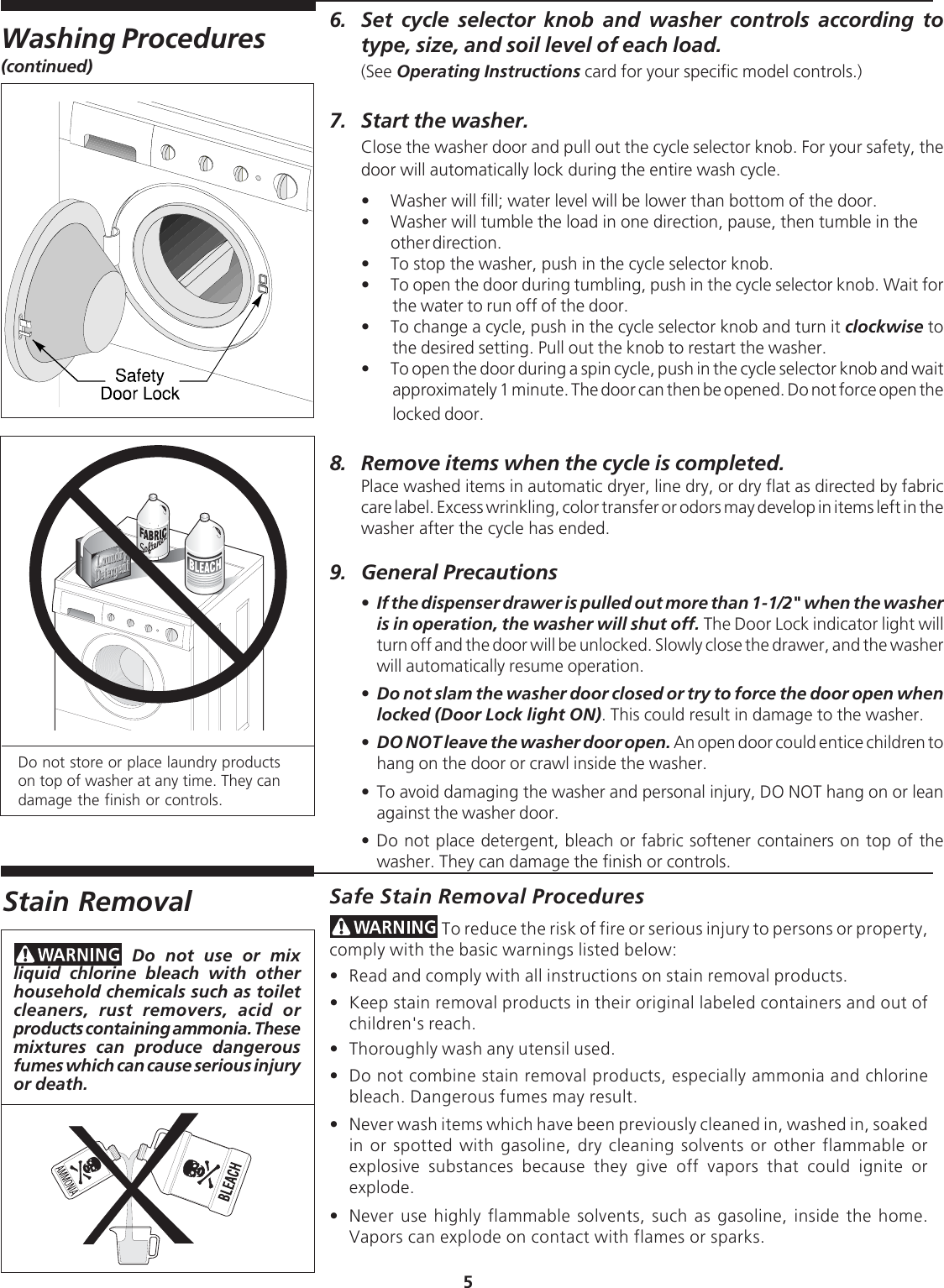 Page 5 of 11 - Electrolux-Gibson Electrolux-Gibson-134032900A-Users-Manual- 40329ea.pmd  Electrolux-gibson-134032900a-users-manual