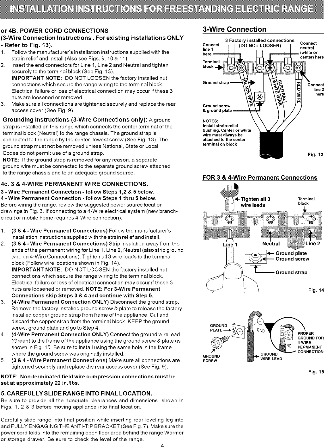 Page 5 of 6 - Electrolux EI30EF55GSA User Manual  ELECTRIC RANGE - Manuals And Guides L0804351