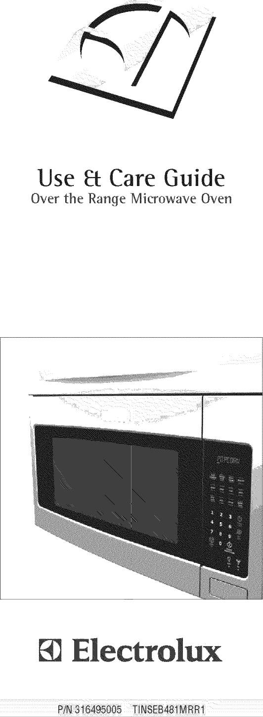 Electrolux EI30MH55GSA 1108333L User Manual MICROWAVE/HOOD COMBO