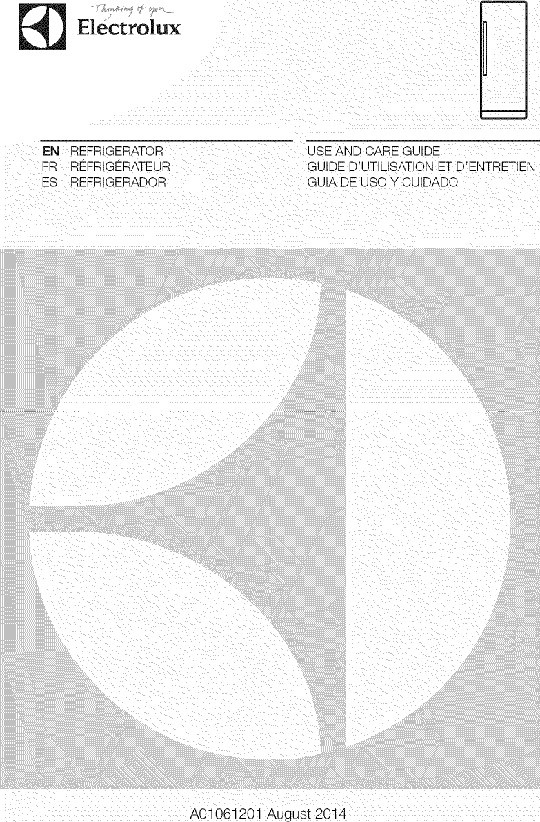 Electrolux EI32AR80QSA User Manual REFRIGERATOR Manuals And Guides 1410219L