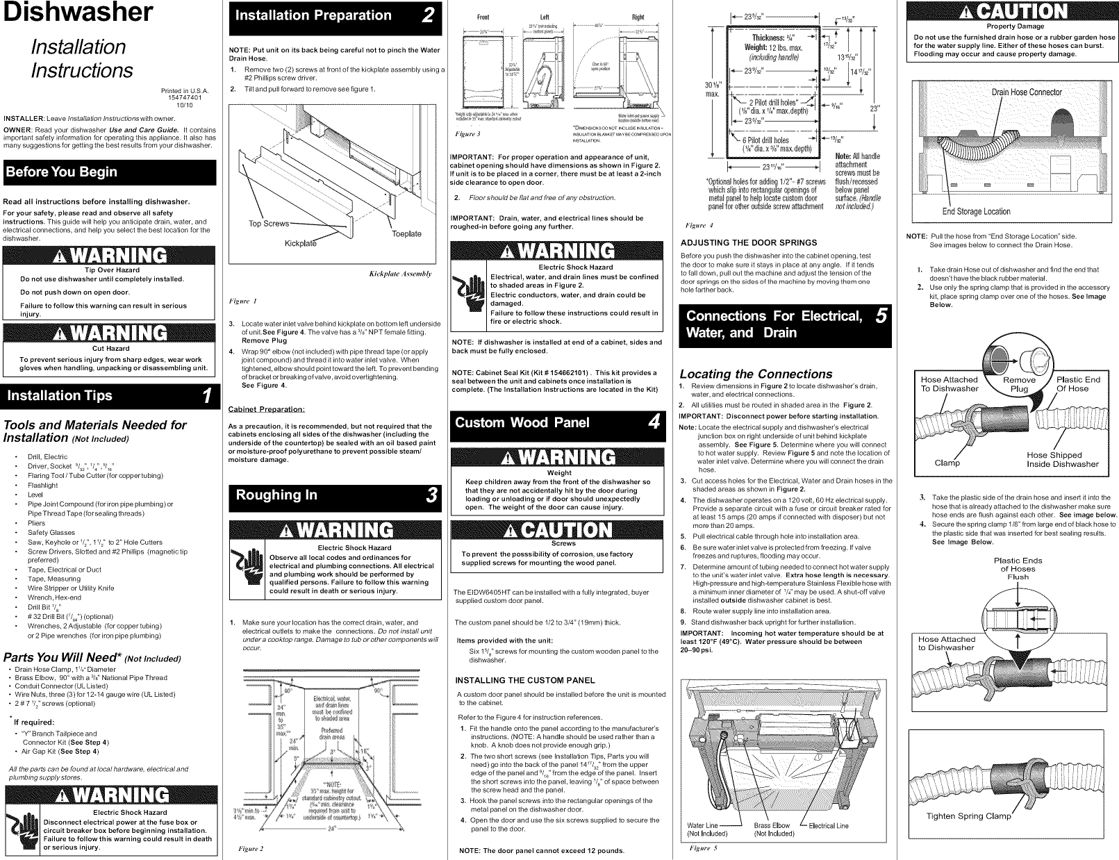 Electrolux EIDW6405HT0 User Manual DISHWASHER Manuals And Guides 1104515L