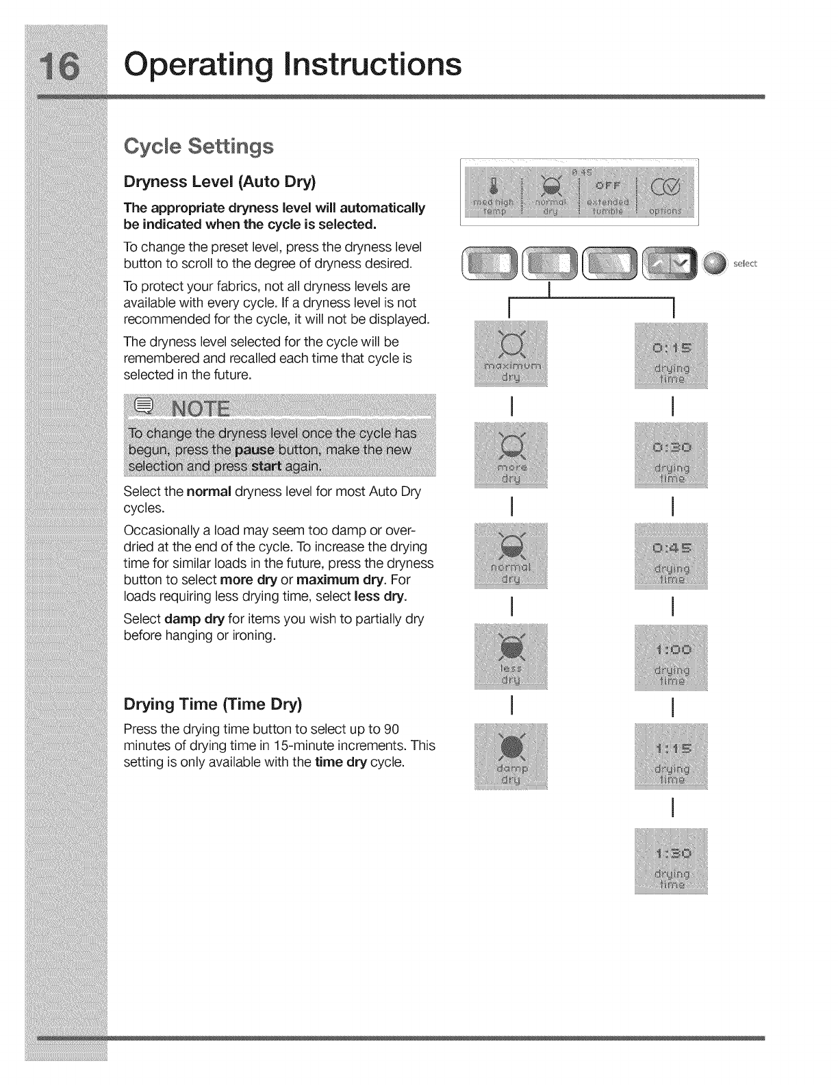 Electrolux EWMED70JSS4 User Manual DRYER Manuals And Guides 1508251L