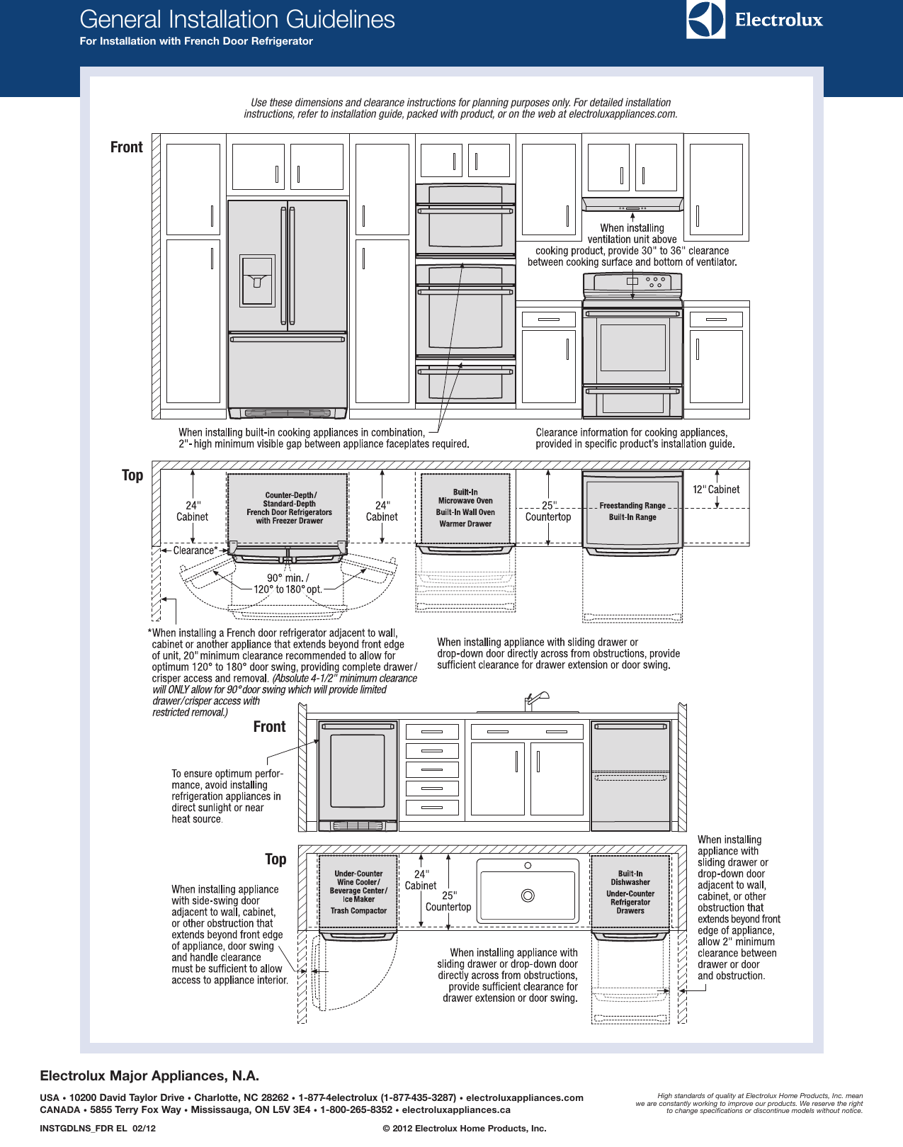 Page 5 of 6 - Electrolux Electrolux-24-Refrigerator-Drawers-Ei24Rd10Qs-Product-Specifications-Sheet-  Electrolux-24-refrigerator-drawers-ei24rd10qs-product-specifications-sheet