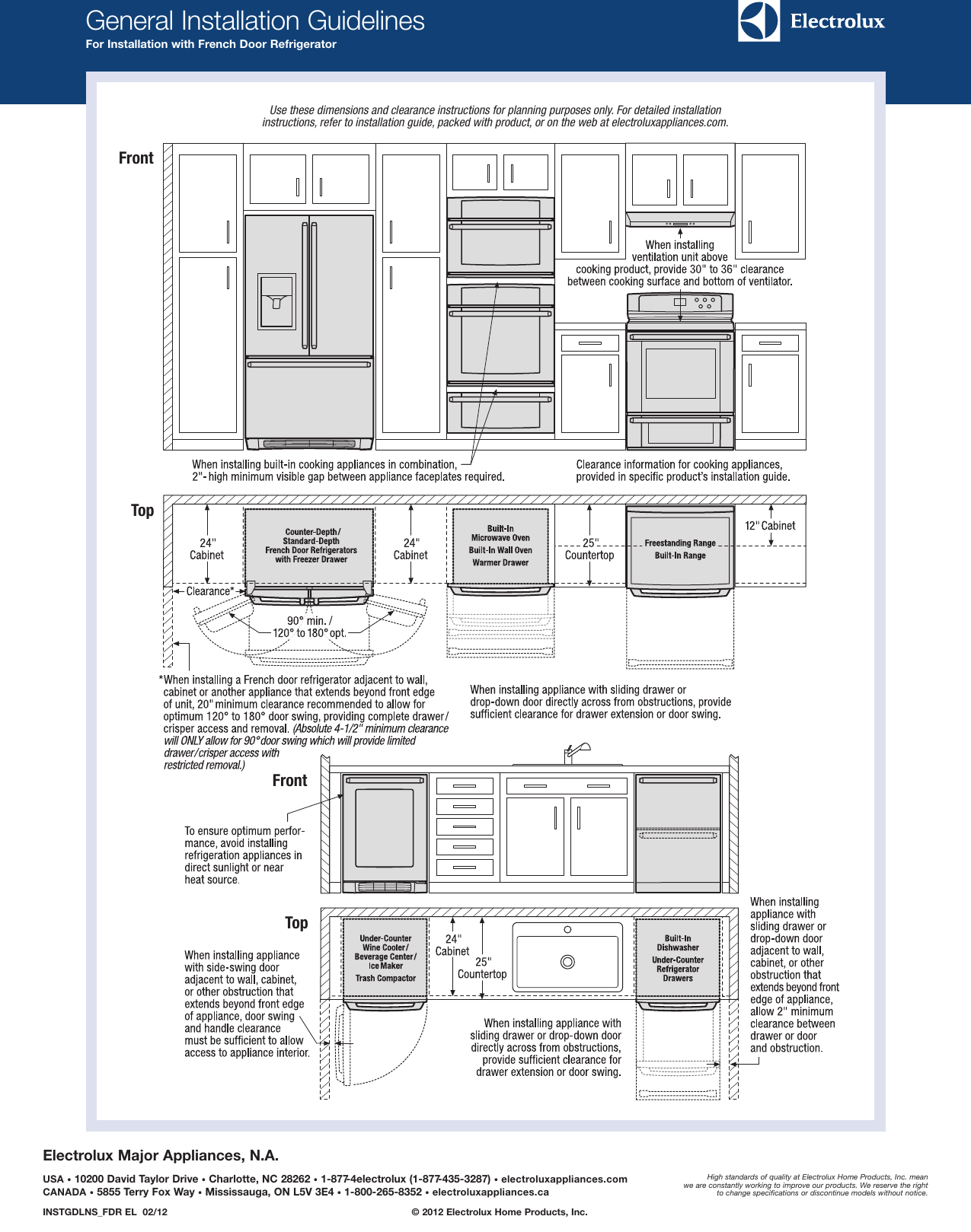 Page 5 of 6 - Electrolux Electrolux-24-Under-Counter-Wine-Cooler-With-Right-Door-Swing-Ei24Wc10Qs-Product-Specifications-Sheet-  Electrolux-24-under-counter-wine-cooler-with-right-door-swing-ei24wc10qs-product-specifications-sheet