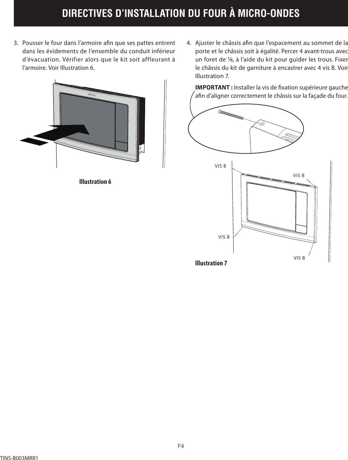 Electrolux 27 Built In Microwave Oven Ei24Mo45Ibei27Mo45Tb Installation