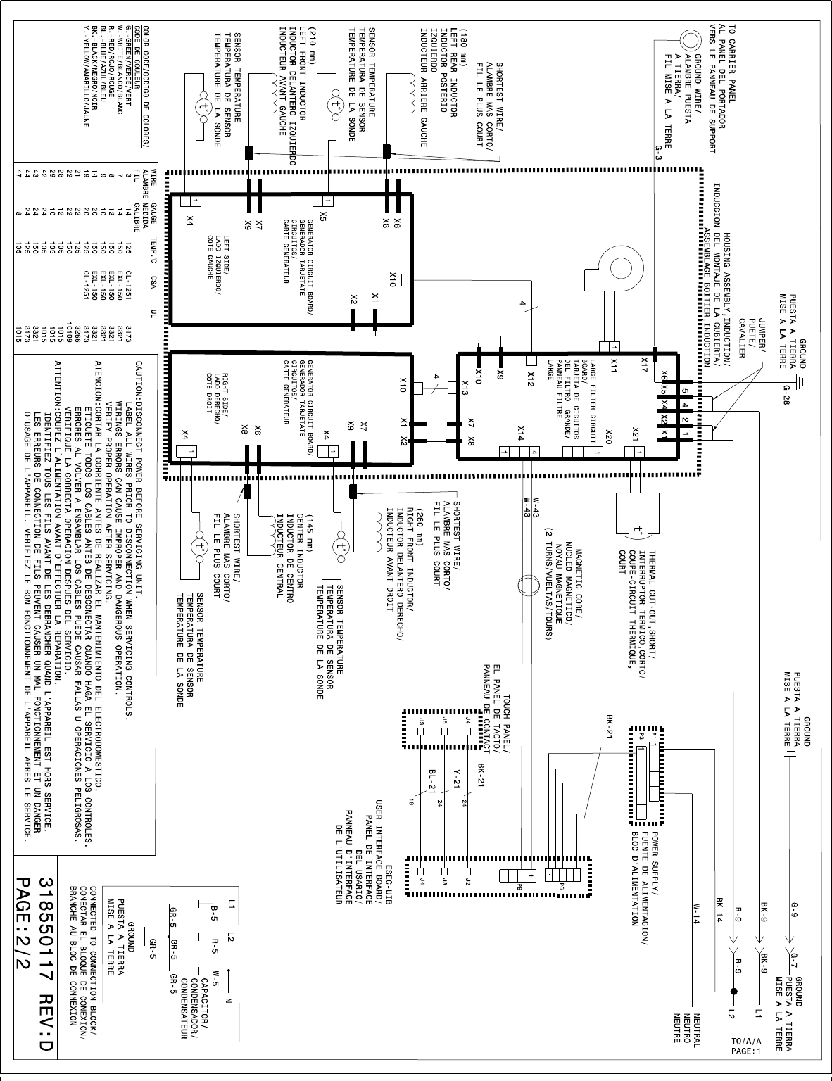 Page 2 of 2 - Electrolux Electrolux-30-Induction-Built-In-Range-With-Wave-Touch-Controls-Ew30Is65Js-Wiring-Diagram- LAS_CATDRW-012989.CATDrawing  Electrolux-30-induction-built-in-range-with-wave-touch-controls-ew30is65js-wiring-diagram