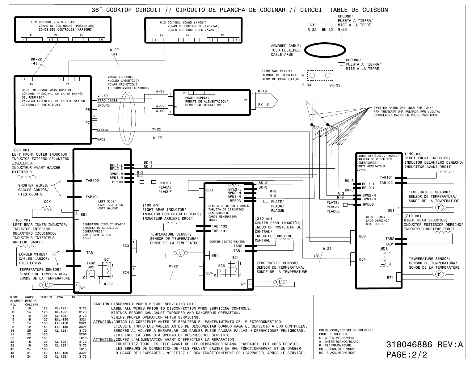 Page 2 of 2 - Electrolux Electrolux-30-Induction-Cooktop-Ew30Ic60Lb-Wiring-Diagram- LAS_CATDRW-019470.CATDrawing  Electrolux-30-induction-cooktop-ew30ic60lb-wiring-diagram