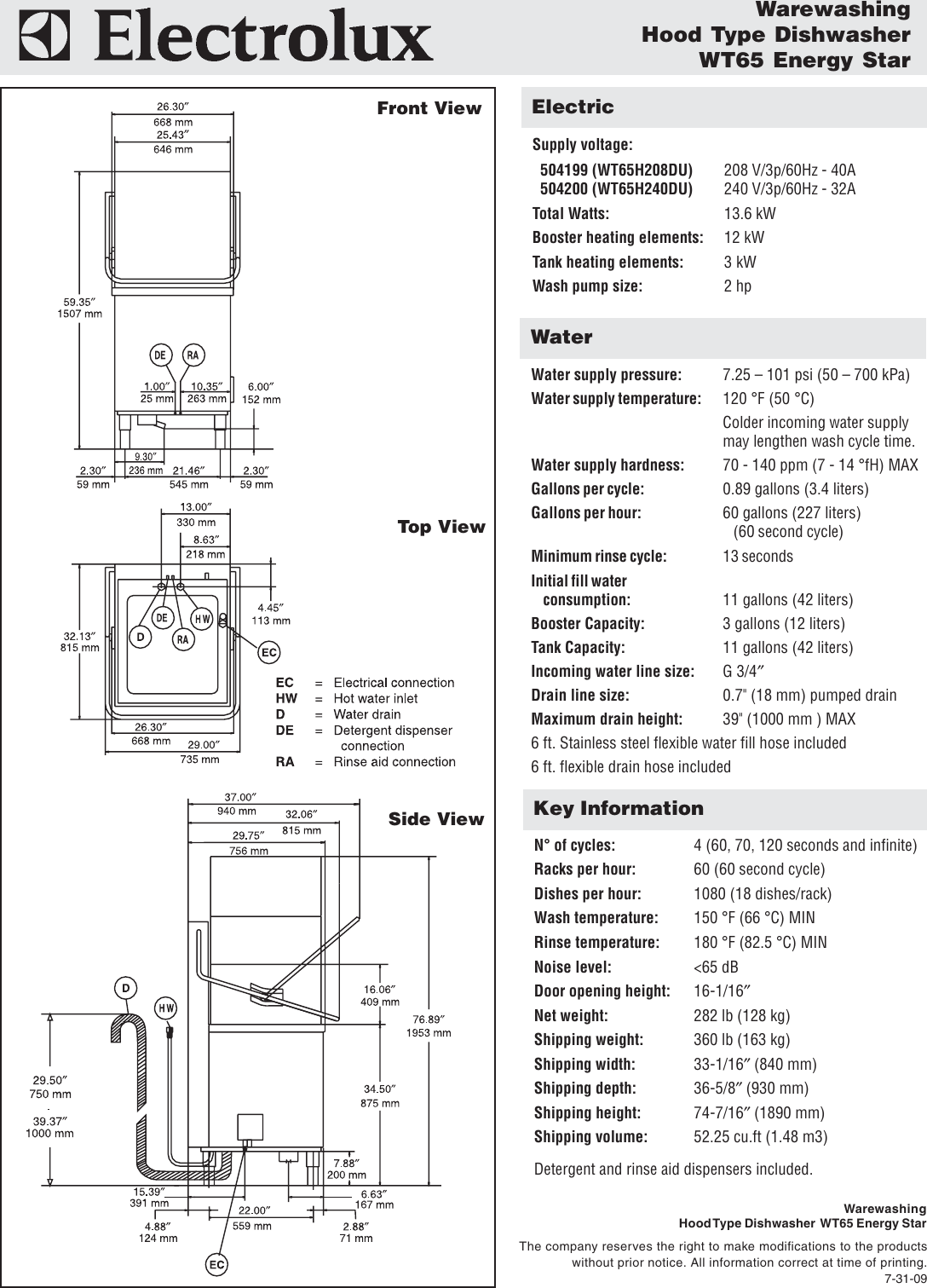 Page 2 of 3 - Electrolux Electrolux-504199-Users-Manual- 504199 And 504200.pmd  Electrolux-504199-users-manual