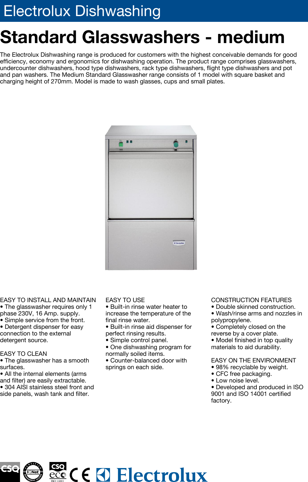 Page 1 of 3 - Electrolux Electrolux-727042-Users-Manual- Dishwashing  Electrolux-727042-users-manual